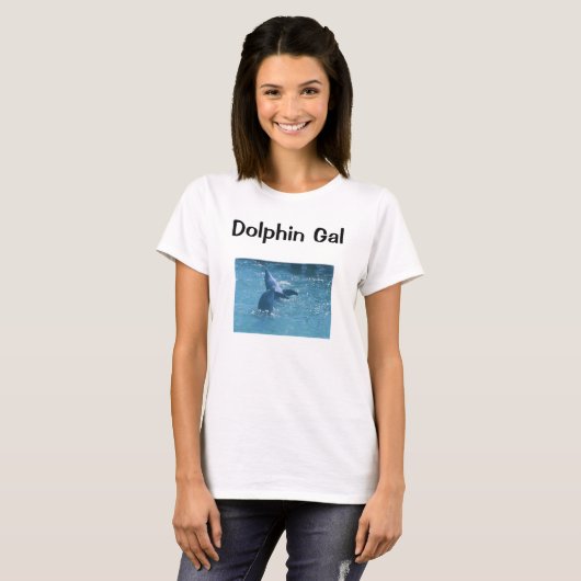 Dolphin Gal T-shirt (Voorkant volledig)