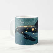 Dolphin Galaxy" of "kosmisch". Koffiemok (Voorkant links)