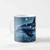 Dolphin Galaxy" of "kosmisch". Koffiemok (Voorkant links)