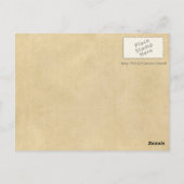 Dolphin & Gargoyle Nautisch symbool Briefkaart (Achterkant)