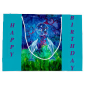 Dolphin Gaze Gift Bag Large Cadeautasje (Achterkant)