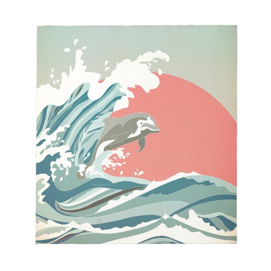 Dolphin geluk notitieblok (Voorkant)