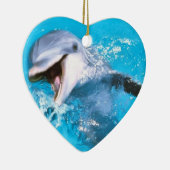 Dolphin glimlachen 2 keramisch ornament (Rechts)