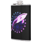 Dolphin grafisch ontwerp heupfles (Links)