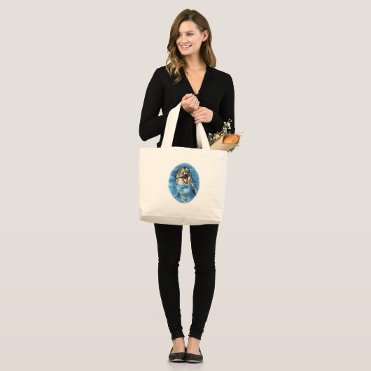 Dolphin Grote Tote Bag (Voorkant (model))