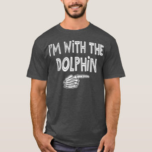 DOLPHIN Halloween Costume Lazy Shirt, ik ben bij h T-shirt