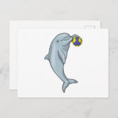 Dolphin Handball-speler Handball Briefkaart (Voorkant / Achterkant)