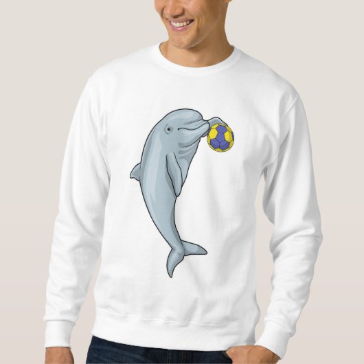 Dolphin Handball-speler Handball Trui (Voorkant)