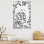 Dolphin Harmony Poster (Keuken)