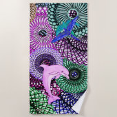 Dolphin Harmony Strandlaken (Voorkant)