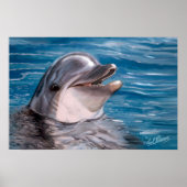 DOLPHIN HEAD POSTER (Voorkant)