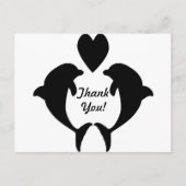 Dolphin Heart Briefkaart (Voorkant)