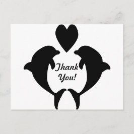 Dolphin Heart Briefkaart