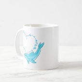 Dolphin Heart Koffiemok (Voorkant links)