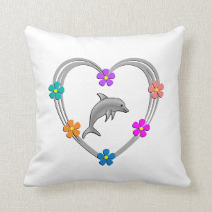 Dolphin Heart Kussen