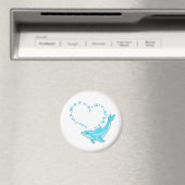 Dolphin Heart Magneet (Insitu (Vaatwasser))