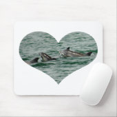 Dolphin Heart Mousepad Muismat (Met muis)