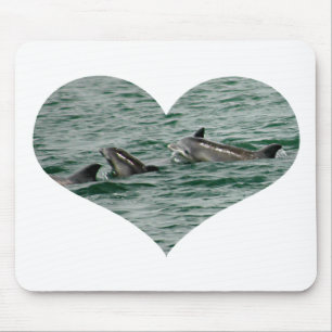 Dolphin Heart Mousepad Muismat