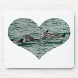 Dolphin Heart Mousepad Muismat