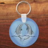 Dolphin Heart Sleutelhanger (Voorkant)