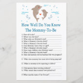 Dolphin Hoe goed ken je het baby shower spel? (Voorkant)