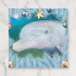 Dolphin Holiday Gift Tag Bedankjes Labels