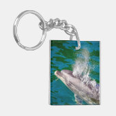 Dolphin in Milford Sound, Nieuw-Zeeland Sleutelhanger (Voorkant Links)