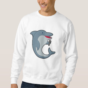 Dolphin in Singing met Microfoon Trui