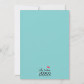 Dolphin Invitation Kaart (Achterkant)