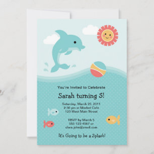 Dolphin Invitation Kaart