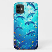 Dolphin iPhone hoesje (Achterkant)
