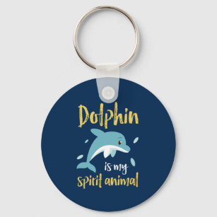 Dolphin is mijn levende diertje grappige verklikke sleutelhanger