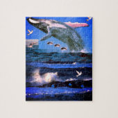 Dolphin Jigzaag Puzzle Legpuzzel (Verticaal)