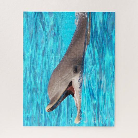 Dolphin Jigzaag Puzzle Legpuzzel (Verticaal)