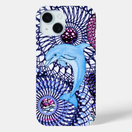Dolphin Joy iPhone 15 Case