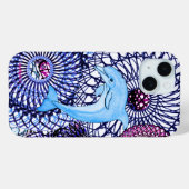 Dolphin Joy Case-Mate iPhone Case (Achterkant (horizontaal))