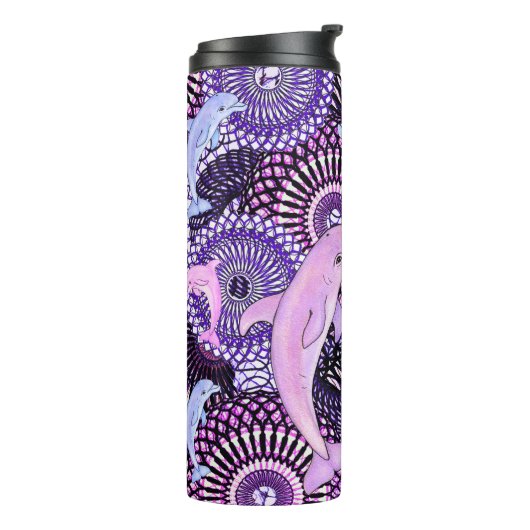 Dolphin Joy Thermosbeker (Gedraaid links)