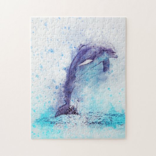 Dolphin Jump Fun Legpuzzel (Verticaal)