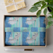 Dolphin Jumping Ocean Splash Tropical Zee Life Tissuepapier (Geschenk)