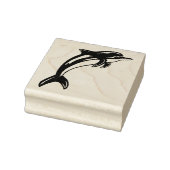 Dolphin Jumping Rubberstempel (Stempel)