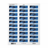 Dolphin Jumping Verzendlabels Etiket (Full Sheet)