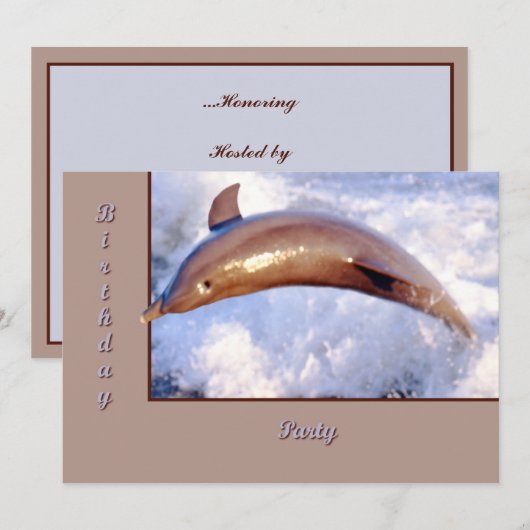 Dolphin Kaart (Voorkant / Achterkant)