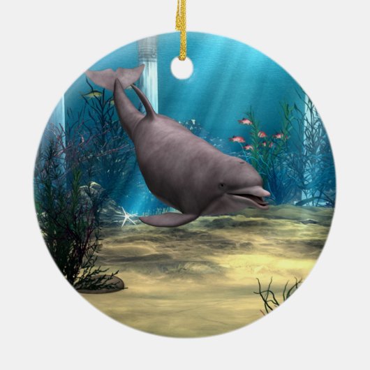 Dolphin Keramisch Ornament (Achterkant)