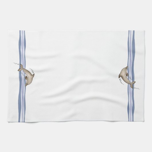 Dolphin - keukenhanddoek (Horizontaal)