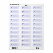 Dolphin Kind Kute Return Label (Full Sheet)