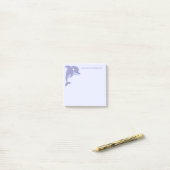 Dolphin Kind Post-it® Notes (Op bureau)
