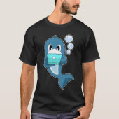Dolphin-laptop T-shirt (Voorkant)