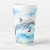 Dolphin Latte Mok (Voorkant)