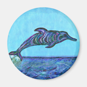 Dolphin leap magneet
