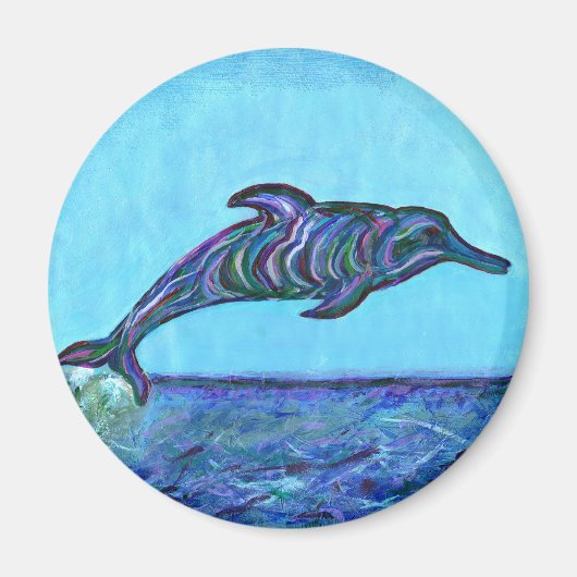 Dolphin leap magneet (Voorkant)